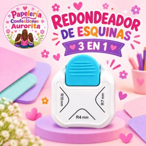 Redondeador de esquina 3 en 1