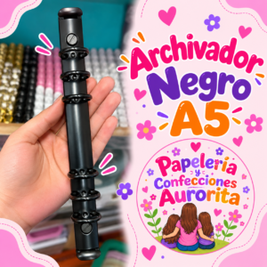 Archivador A5 negro