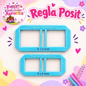 Regla posit 5x5 y 4x4 pack