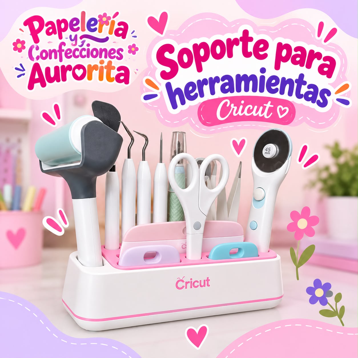 Soporte para herramientas cricut